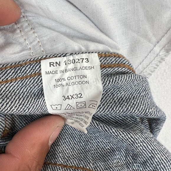 Wrangler Texas Jeans Straight Leg Denim Blue Cotton‎ Mens 34x32 - Picture 5 of 11